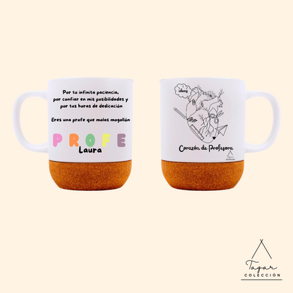 TAZA CORAZÓN DE PROFESORA