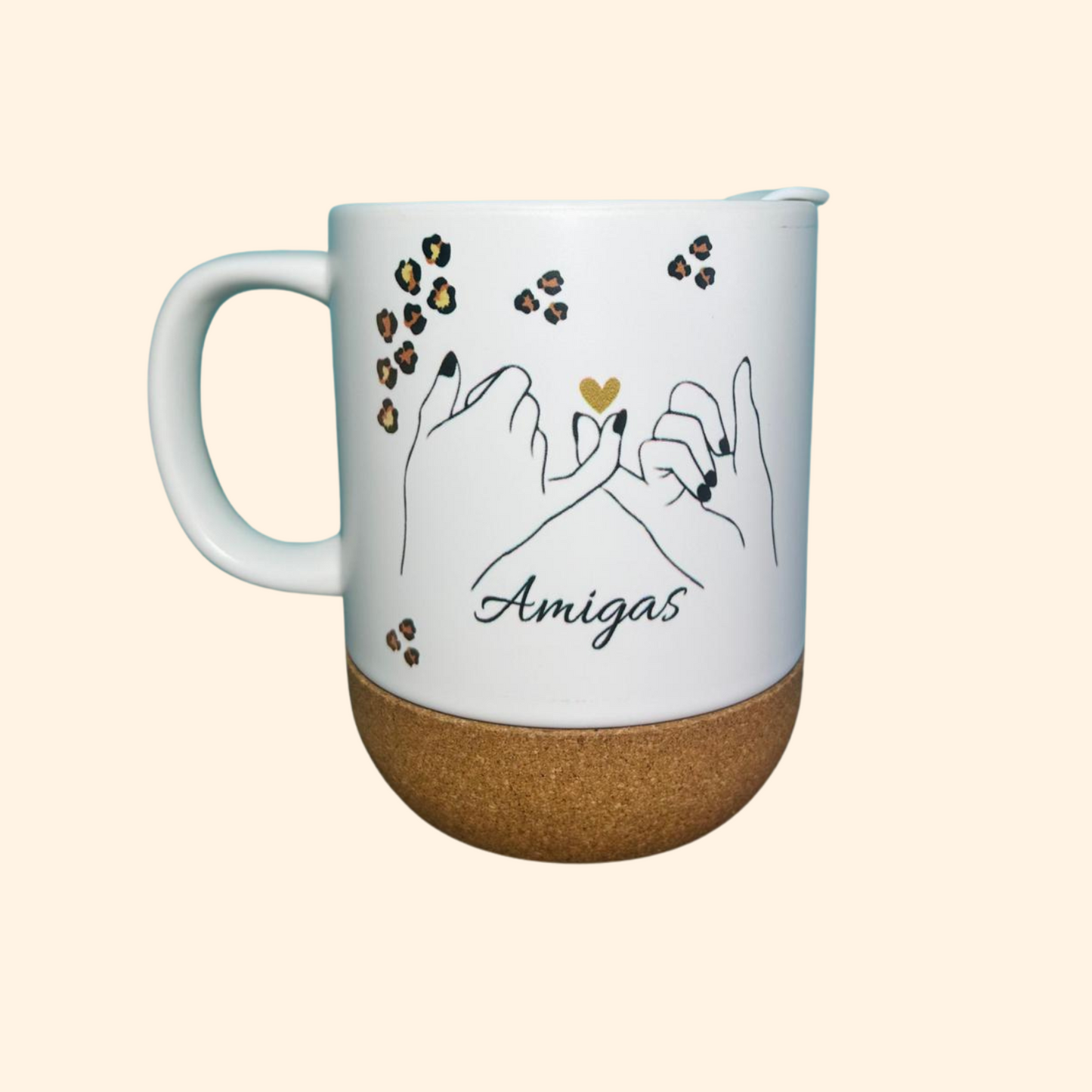 TAZA KENIA AMIGAS ANIMAL PRINT