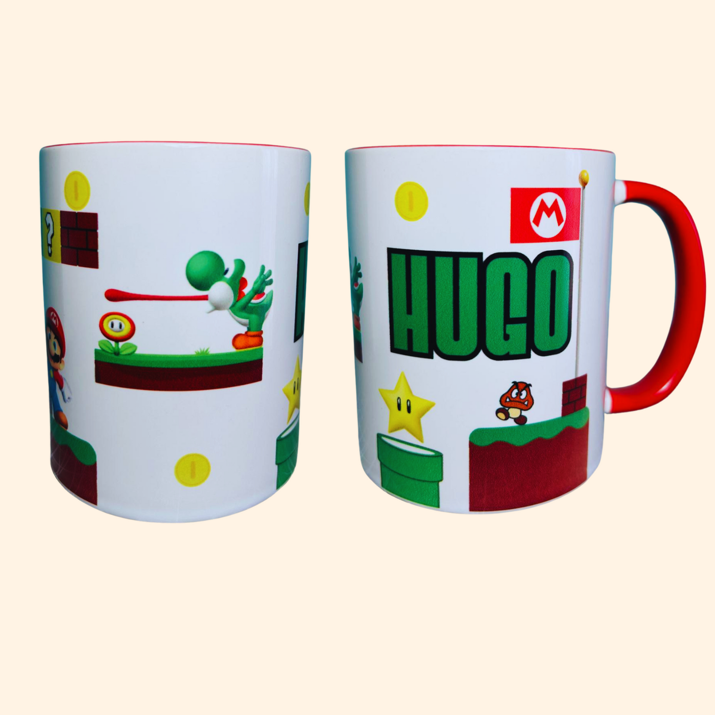 TAZA ROJA SUPER MARIO