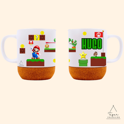 TAZA ROJA SUPER MARIO