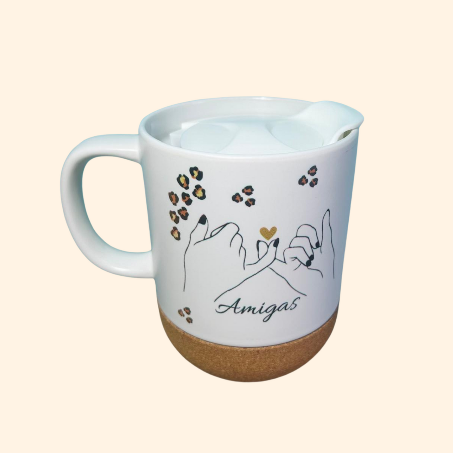 TAZA KENIA AMIGAS ANIMAL PRINT