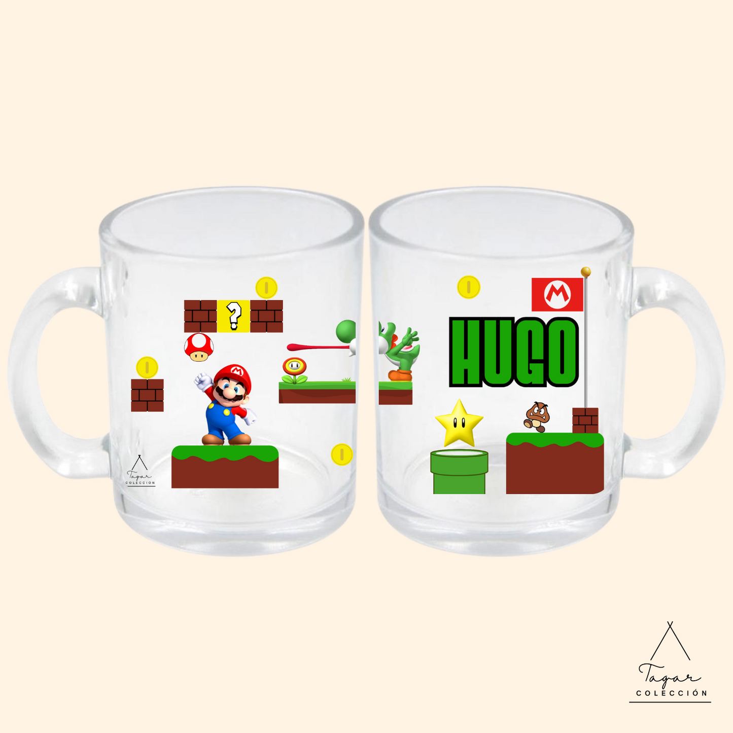 TAZA ROJA SUPER MARIO