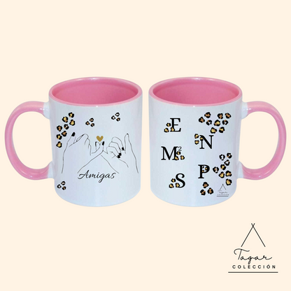 TAZA KENIA AMIGAS ANIMAL PRINT