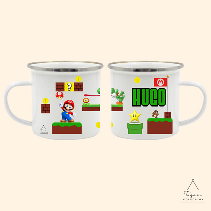 TAZA ROJA SUPER MARIO